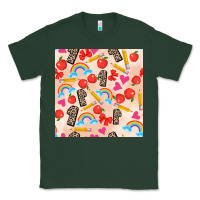 Sports Green back to school seamless pattern 1 (3600x3600) Classic Tee - AdoDesignShop