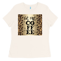Bone but first coffee Ladies Tee - JahusDesignShop