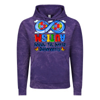Cloud Purple autism infinity seeing the world differently Vintage Hoodie - JahusDesignShop