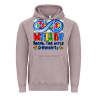 Vintage Zinc autism infinity seeing the world differently Vintage Hoodie - JahusDesignShop
