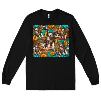Black Western Pigs Long Sleeve Tee - LillyAllenDesigns