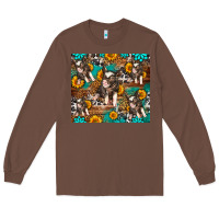 Chestnut Western Pigs Long Sleeve Tee - LillyAllenDesigns