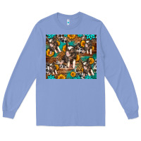 Colony Blue Western Pigs Long Sleeve Tee - LillyAllenDesigns