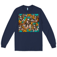 Navy Western Pigs Long Sleeve Tee - LillyAllenDesigns