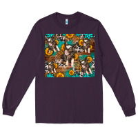 Plum Western Pigs Long Sleeve Tee - LillyAllenDesigns