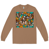 Toasted Coconut Western Pigs Long Sleeve Tee - LillyAllenDesigns