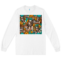 White Western Pigs Long Sleeve Tee - LillyAllenDesigns