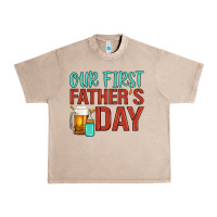 French Oak our first father's day Urban Heavy Tee - Artiststas