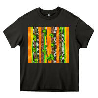 Asphalt st patricks shamrock with cowhide Heavy Core Tee - Artiststas