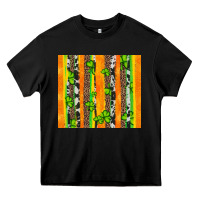 Black st patricks shamrock with cowhide Heavy Core Tee - Artiststas