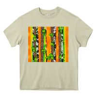 Mossy st patricks shamrock with cowhide Heavy Core Tee - Artiststas