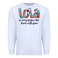 White lola Premium Sweatshirt - Artiststas