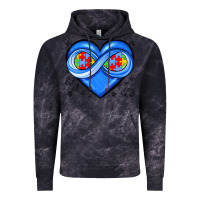 Cloud Black infinity heart autism awareness Vintage Hoodie - JahusDesignShop