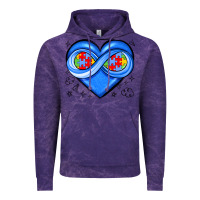 Cloud Purple infinity heart autism awareness Vintage Hoodie - JahusDesignShop