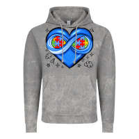 Cloud Rock infinity heart autism awareness Vintage Hoodie - JahusDesignShop