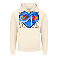 Vintage Artic infinity heart autism awareness Vintage Hoodie - JahusDesignShop
