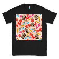 Black back to school seamless pattern 2 (3600x3600) Classic Tee - AdoDesignShop
