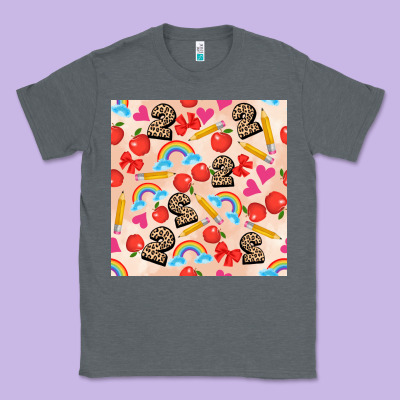 Back To School Seamless Pattern 2 (3600x3600) Classic Tee Designed By Adodesignshop