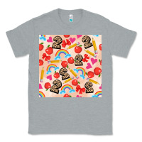 Heather Grey back to school seamless pattern 2 (3600x3600) Classic Tee - AdoDesignShop
