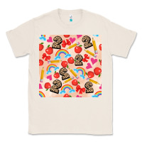 Natural back to school seamless pattern 2 (3600x3600) Classic Tee - AdoDesignShop