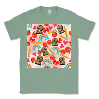 Sage back to school seamless pattern 2 (3600x3600) Classic Tee - AdoDesignShop