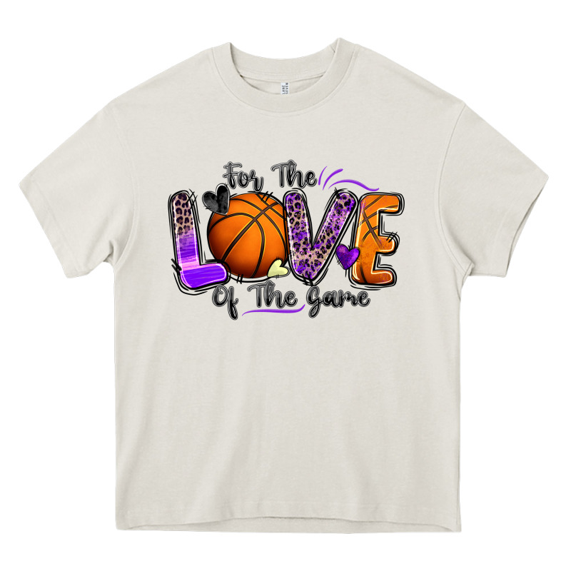 For The Love Of The Game Basketball Heavy Core Tee by Zillion Design Studio | Teevron