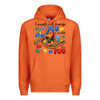 Carrot i would not change you autism Premium Hoodie - JahusDesignShop