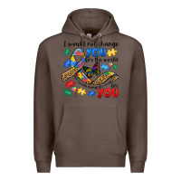 Coffee i would not change you autism Premium Hoodie - JahusDesignShop