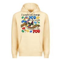 Pina Colada i would not change you autism Premium Hoodie - JahusDesignShop