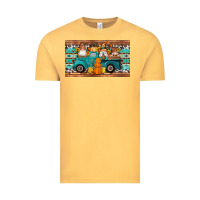 Vintage Mustard fall gnomes truck sippy cup Vintage Tee - Artiststas