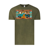 Vintage Olive fall gnomes truck sippy cup Vintage Tee - Artiststas