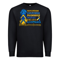Black down syndrome awareness Premium Sweatshirt - Artiststas