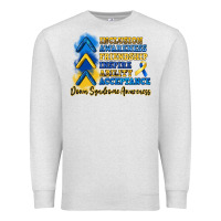 Oatmeal Heather down syndrome awareness Premium Sweatshirt - Artiststas