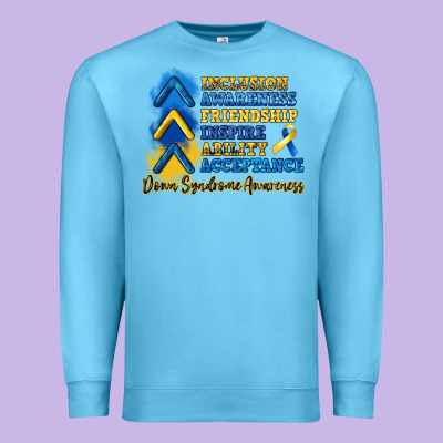 Down Syndrome Awareness Premium Sweatshirt Designed By Artiststas
