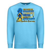 Ocean Blue down syndrome awareness Premium Sweatshirt - Artiststas