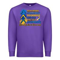 Purple down syndrome awareness Premium Sweatshirt - Artiststas