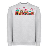 Heather Grey teacher fuel coffee cups Heavyweight Sweatshirt - Jasminsmagicworld