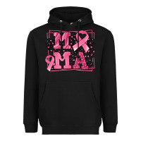 Black Breast Cancer Awareness mama ribbon Heavyweight Hoodie - LillyAllenDesigns