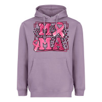 Lavender Breast Cancer Awareness mama ribbon Heavyweight Hoodie - LillyAllenDesigns
