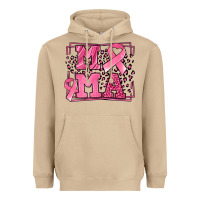 Mushroom Breast Cancer Awareness mama ribbon Heavyweight Hoodie - LillyAllenDesigns