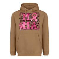 Toasted Coconut Breast Cancer Awareness mama ribbon Heavyweight Hoodie - LillyAllenDesigns