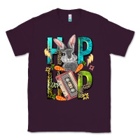 Plum Western hip hop Bunny Easter Day Classic Tee - LillyAllenDesigns