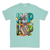 Seafoam Western hip hop Bunny Easter Day Classic Tee - LillyAllenDesigns