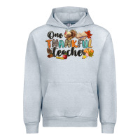 Heather Grey one thankful teacher Urban Hoodie - CowGirlArtShop