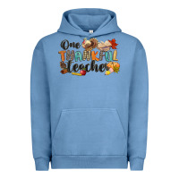 Pigment Pebble Blue one thankful teacher Urban Hoodie - CowGirlArtShop