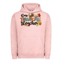 Pigment Salmon one thankful teacher Urban Hoodie - CowGirlArtShop