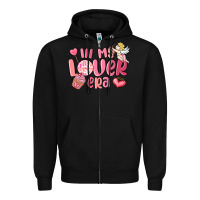 Black in my lover era valentines day Zipper Hoodie - MaliasSmallBusiness