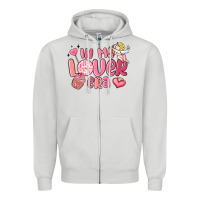 Dove Grey in my lover era valentines day Zipper Hoodie - MaliasSmallBusiness