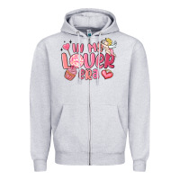 Heather Grey in my lover era valentines day Zipper Hoodie - MaliasSmallBusiness