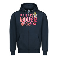 Navy in my lover era valentines day Zipper Hoodie - MaliasSmallBusiness